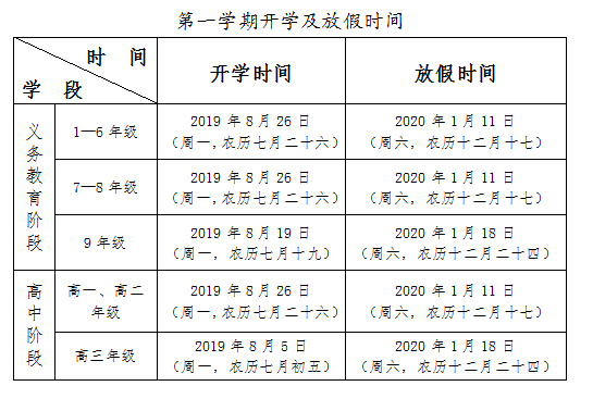 2019年贵州秋季开学时间表|2019年贵州秋季中小学开学时间已公布