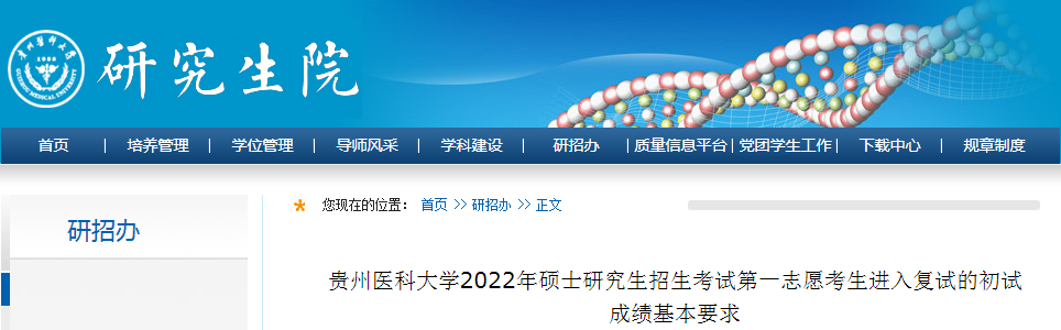����ҽ�ƴ�ѧ2022��˶ʿ�о�����һ־Ը�������븴�Եĳ��Գɼ�����Ҫ��