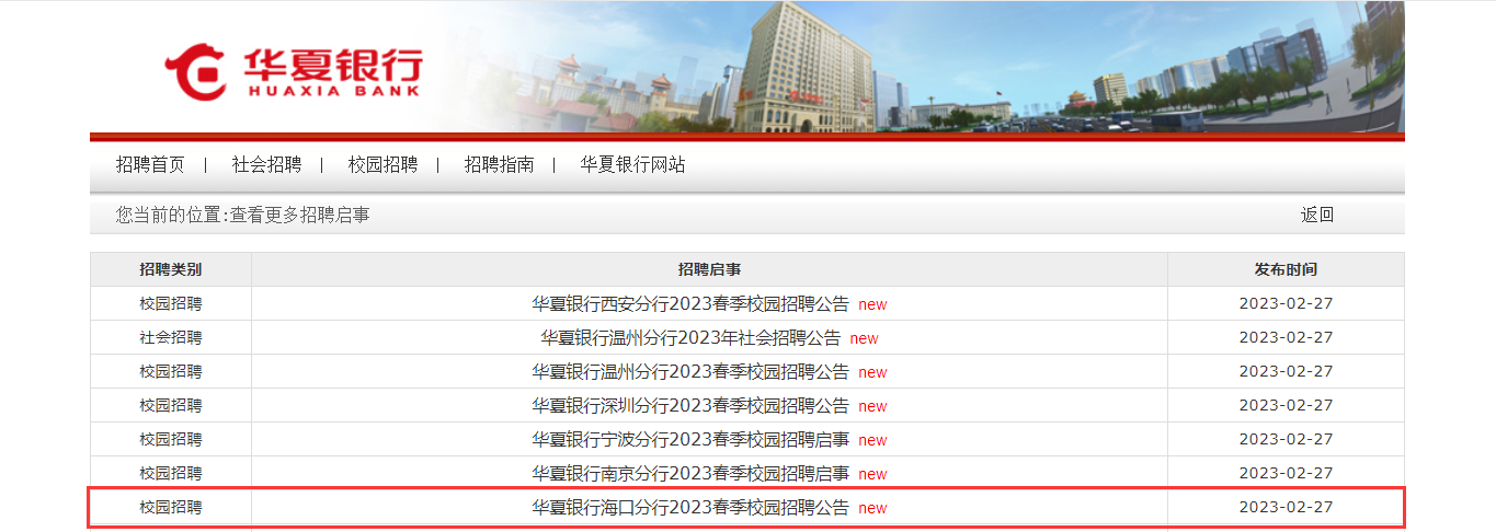2023�껪�����к��Ϻ��ڷ��д���У԰��Ƹ���� ����ʱ��3��26�ս�ֹ