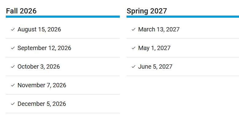 2026ȫ-2027ϰSATʱ䰲ŹSATڼ
