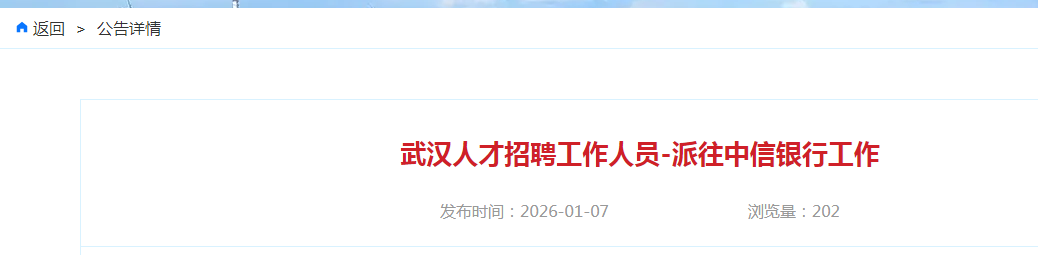 2026����������Ƹ3�˹��棨�����人��