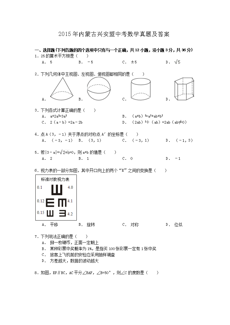 2015�����ɹ��˰����п���ѧ���⼰��
