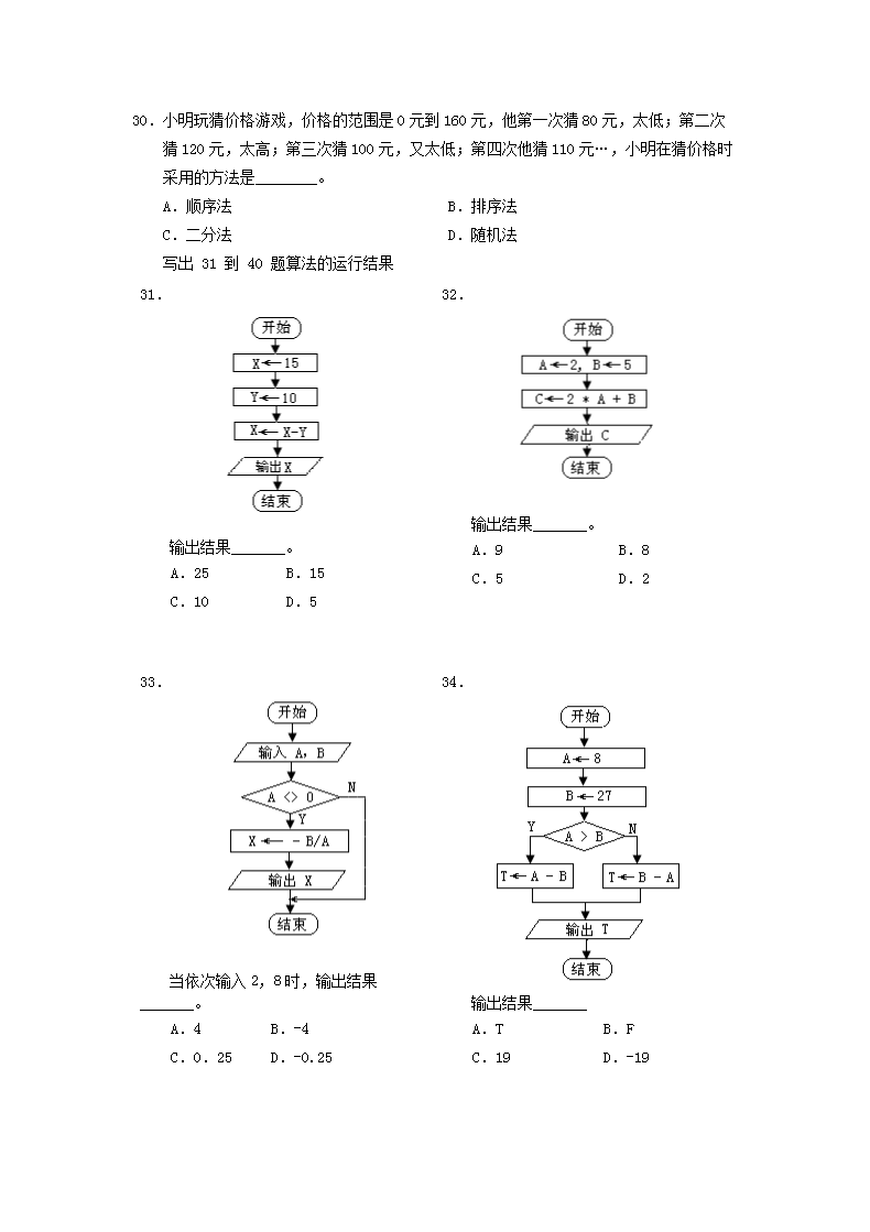Removed_2017年上海普通高中会考信息科技真题及答�?.png