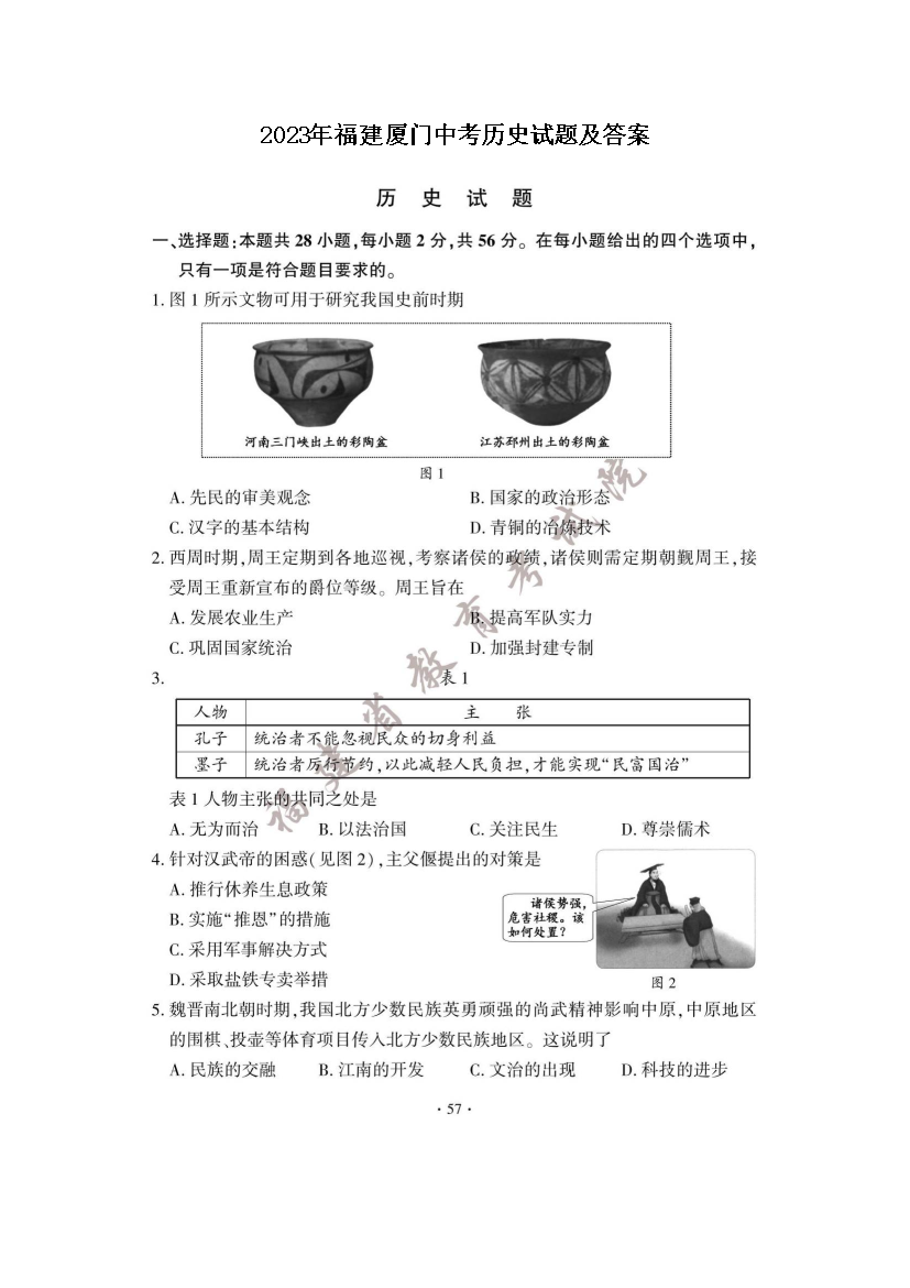 2023�긣�������п���ʷ���⼰��(ͼƬ��)