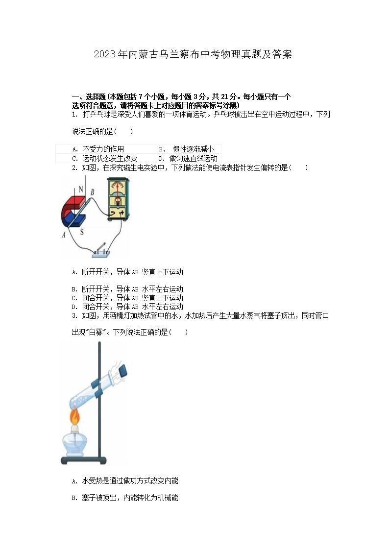 2023�����ɹ������첼�п��������⼰��(Word��)