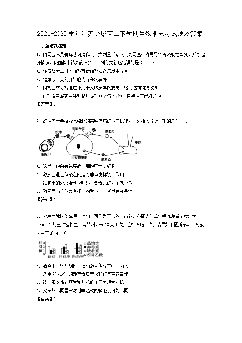 2021-2022ѧ�꽭���γǸ߶���ѧ��������ĩ�����⼰��(Word��)